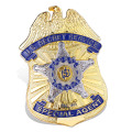 Bouton personnalisé bon marché, badge de police en métal (GZHY-BADGE-003)